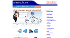 Desktop Screenshot of e-impresion.com