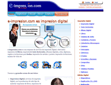 Tablet Screenshot of e-impresion.com
